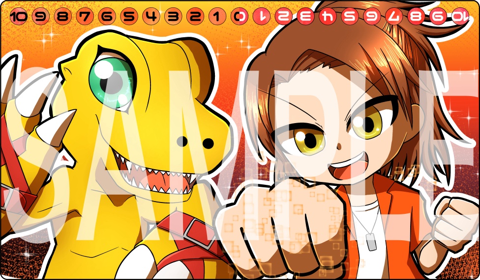 プレイマット(大門大＆アグモン)