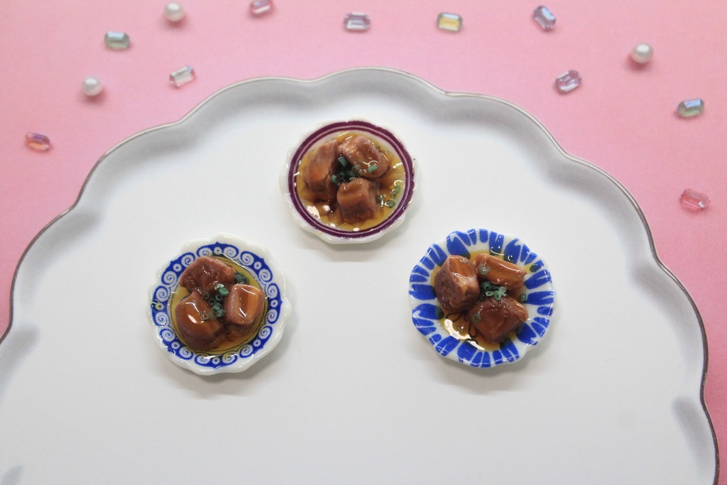 ミニチュアフード 豚の角煮🐷