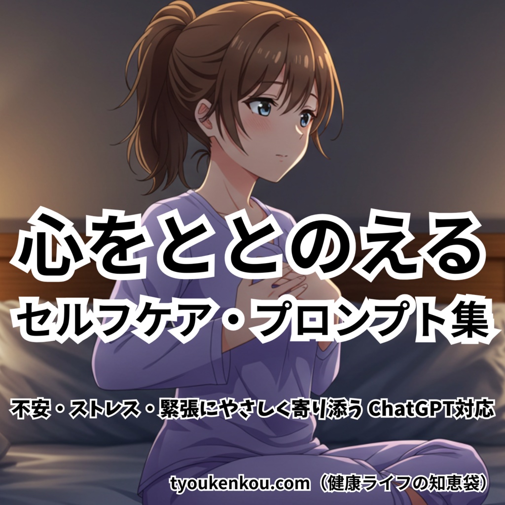 🌿 心をととのえるセルフケア・プロンプト集【ChatGPT対応】 〜不安・ストレス・緊張をやさしく整える4つのテンプレ〜