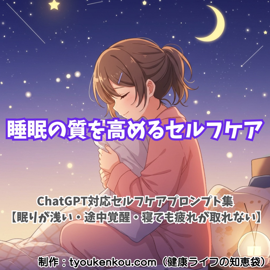 睡眠の質を高めるセルフケアプロンプト集【ChatGPT対応】｜リンのやさしい快眠アドバイス