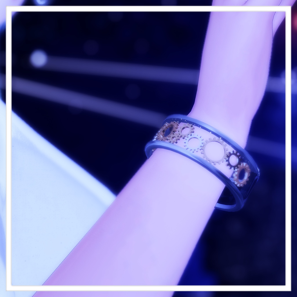 「VRChat用」歯車が回るギアーリング