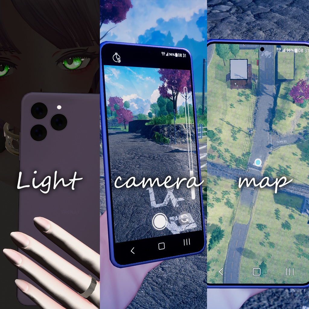 「Modular avatar 対応」VRCむけスマホアイテム