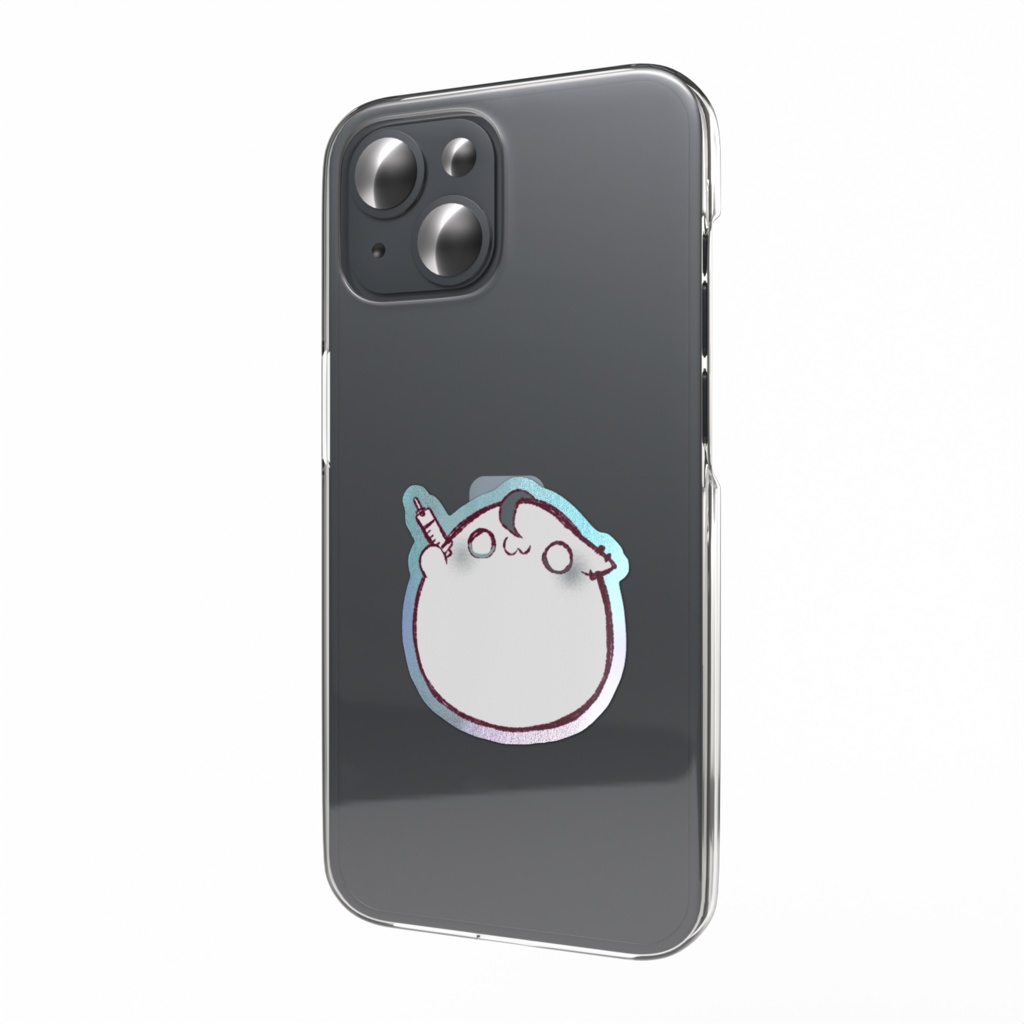 まるまるぴオーロラスマホステッカー