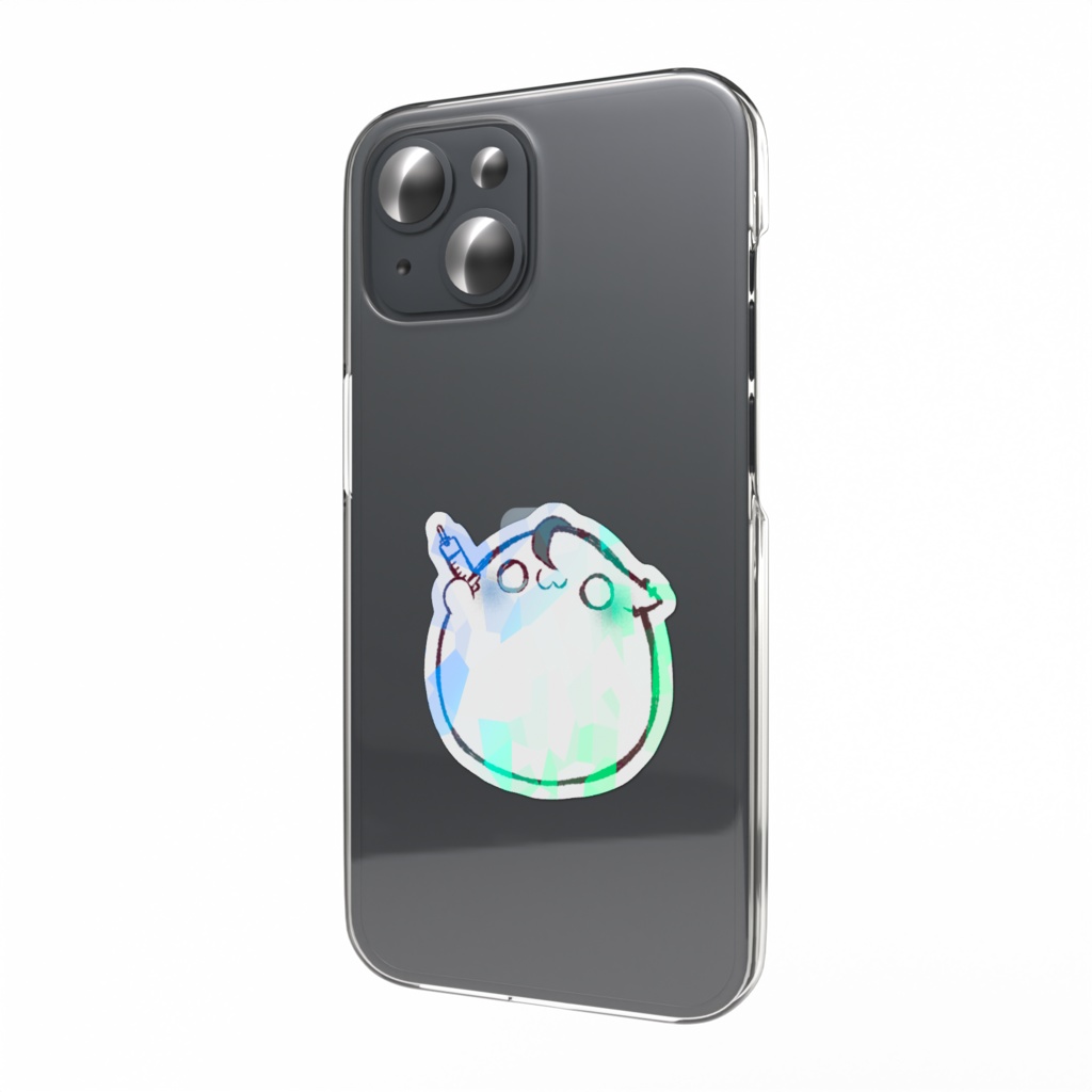 まるまるぴホログラムスマホステッカー