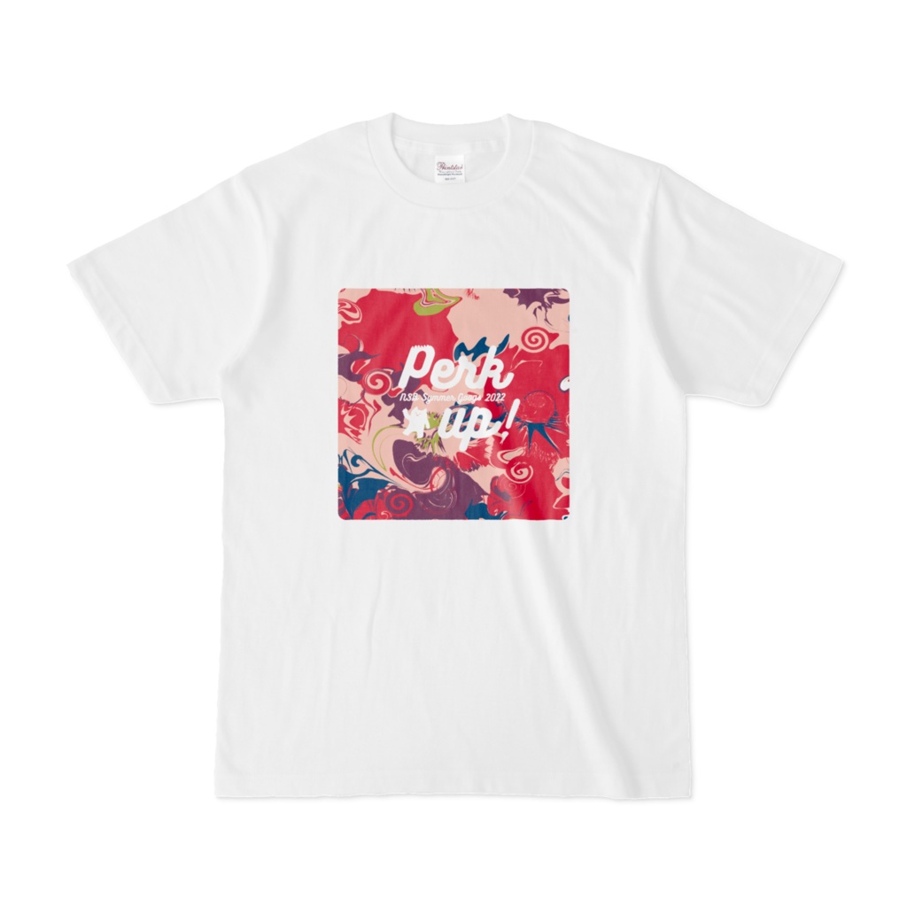 Perk up! Tシャツ(ピンクマーブル)