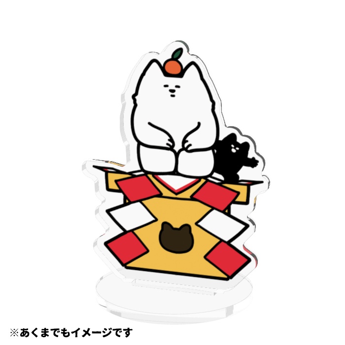 鏡餅謎生物アクスタ