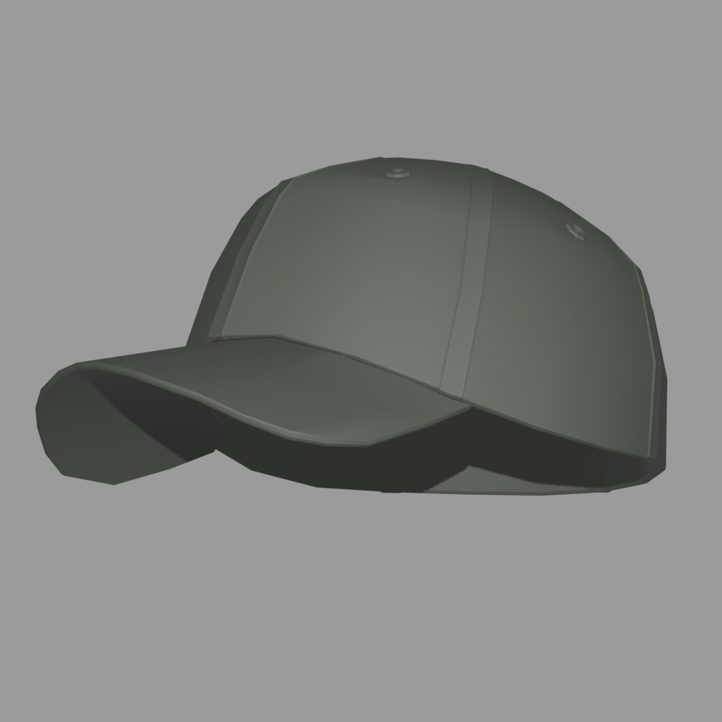 【VRChat向け】キャップ 3Dモデル