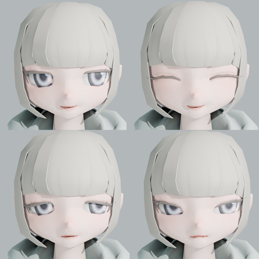 【VRChat向けアバター】Mina - payus - 5/5