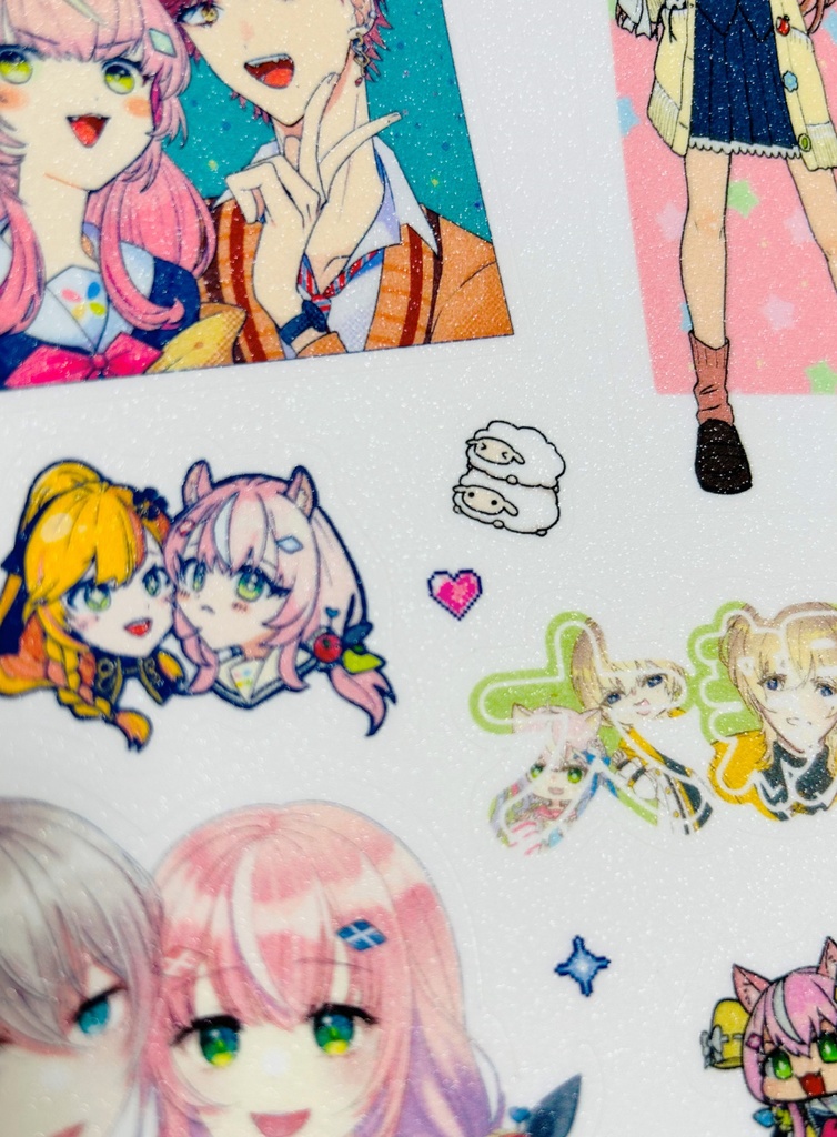 【送料込600円】<ヤンナリ>クリアファイル+シールセット