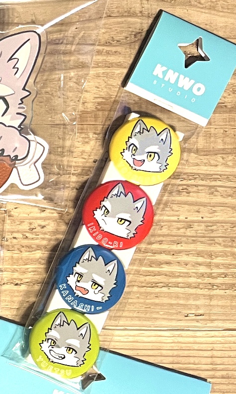 喜怒哀楽(?)缶バッジセット