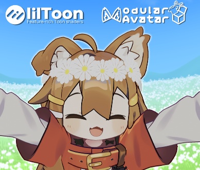 かわいい花アクセサリー【VRChat】