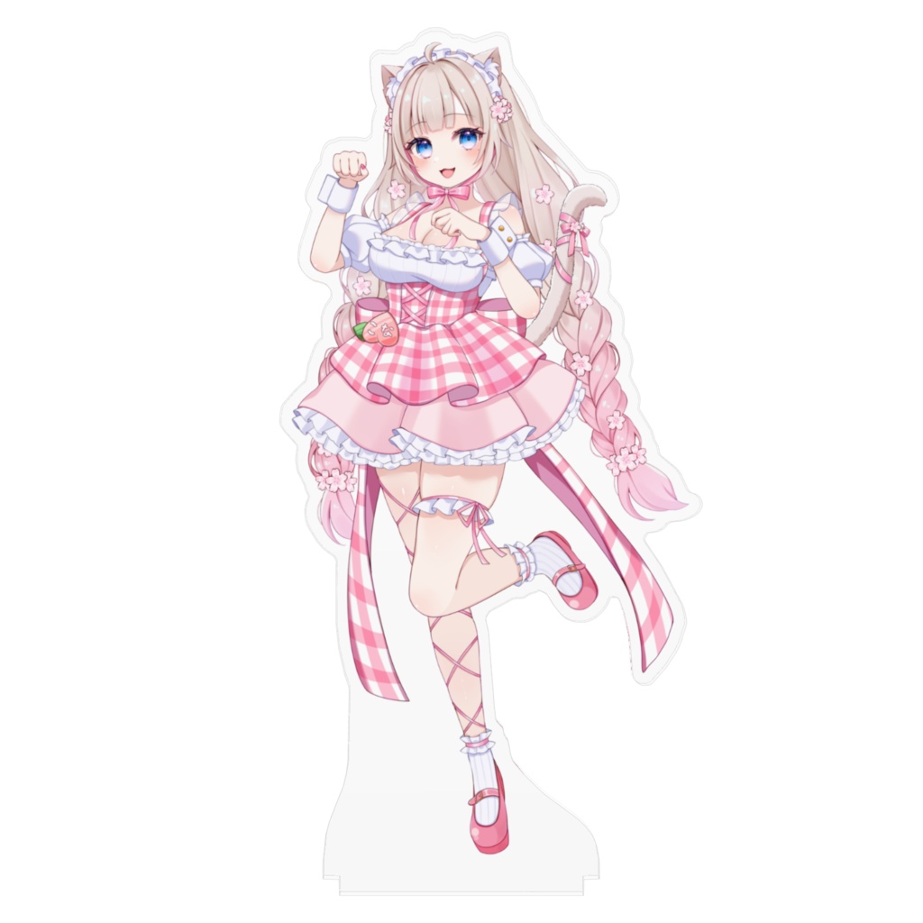 桃月こな(メイド衣装 / みつあみ)