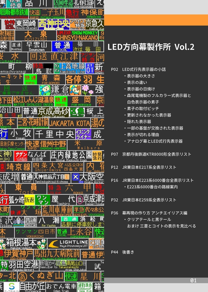 LED方向幕製作所 Vol.2