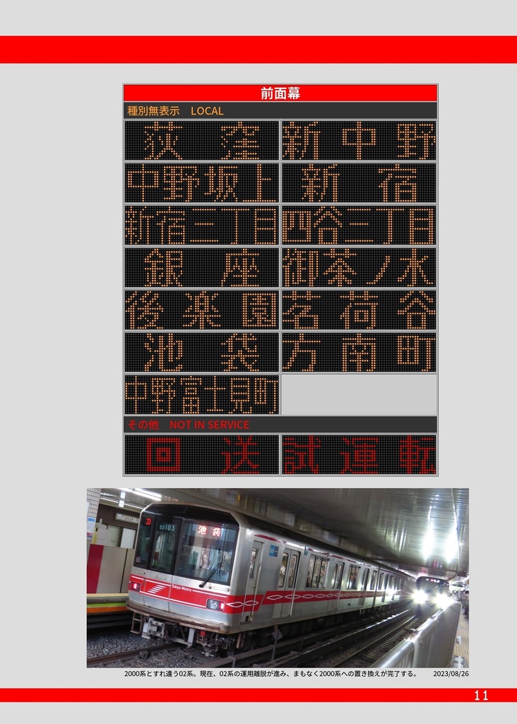 LED方向幕製作所 Vol.3