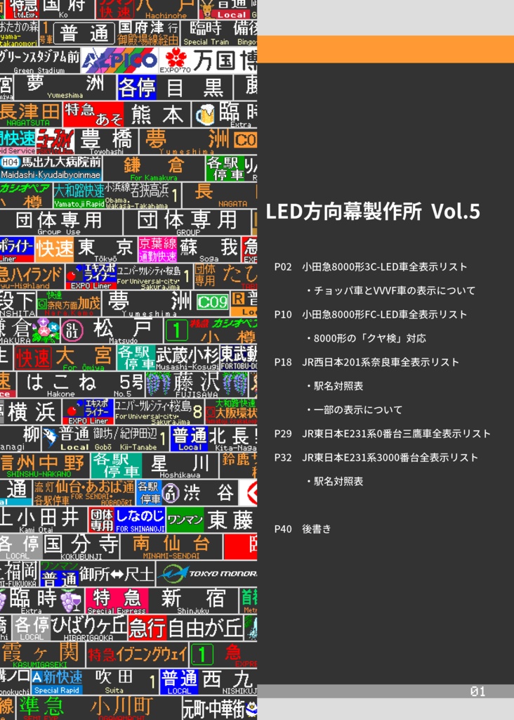 LED方向幕製作所 Vol.5