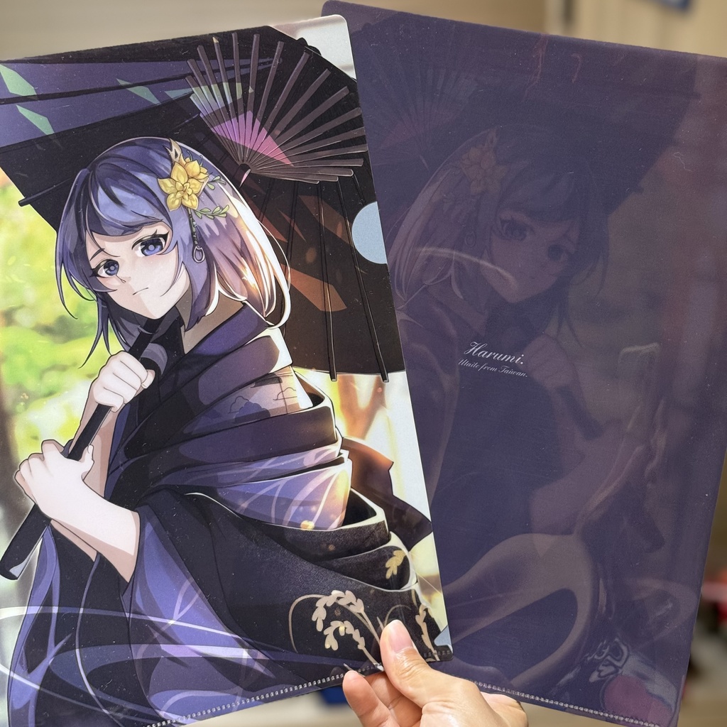 はるみが守る!クリアファイル(日本ver.)