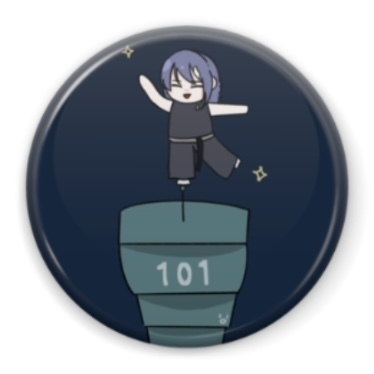 はるみと台湾名物缶バッジ