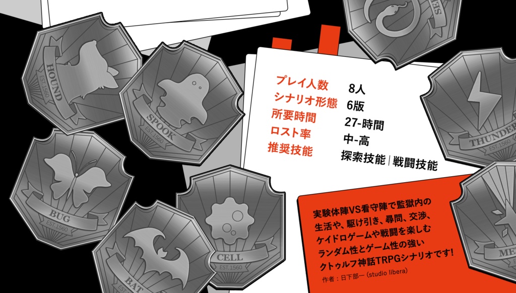 【クトゥルフ神話TRPGシナリオ】形骸と泥路