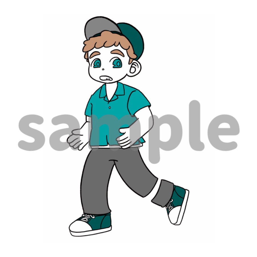 アクリルキーホルダー『BOY』