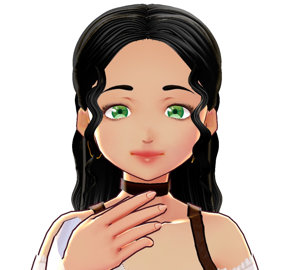 Pirate girl 3D model VRM VRoid