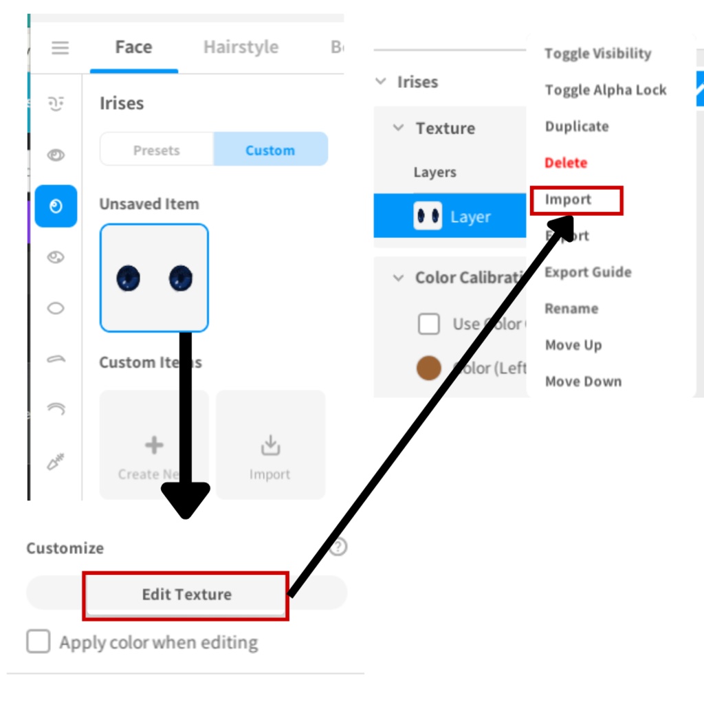 vroid eye texture set