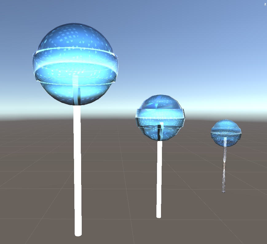 【3Dモデル】棒付き飴(地球付き)