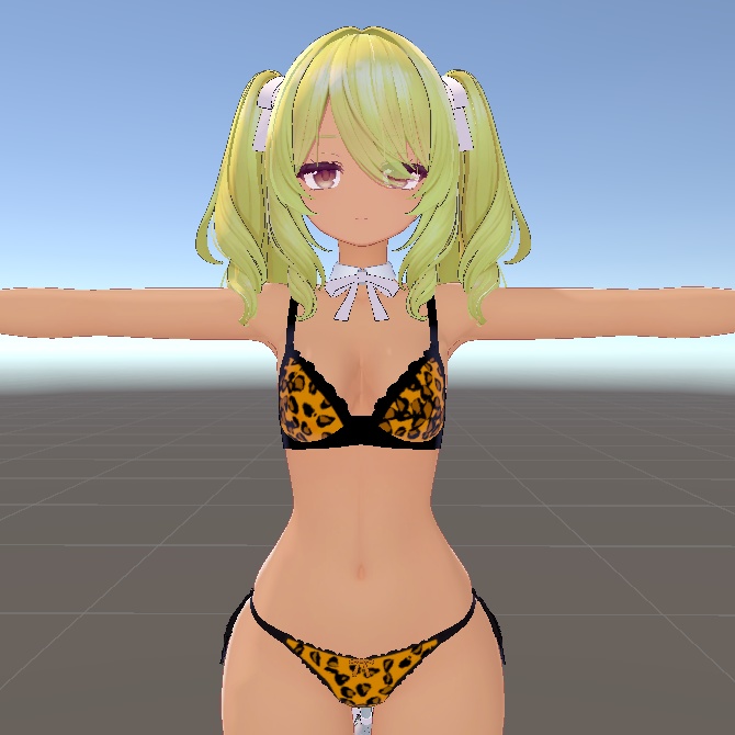 【ミルティナ用】ヒョウ柄下着テクスチャ