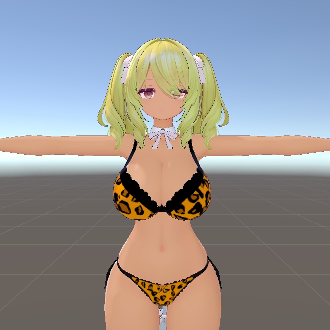 【ミルティナ用】ヒョウ柄下着テクスチャ