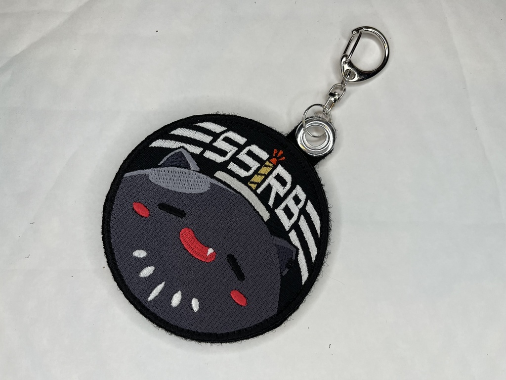 【ホロライブ】獅白ぼたん/SSRB ワッペン(キーホルダーオプション付き)非公式