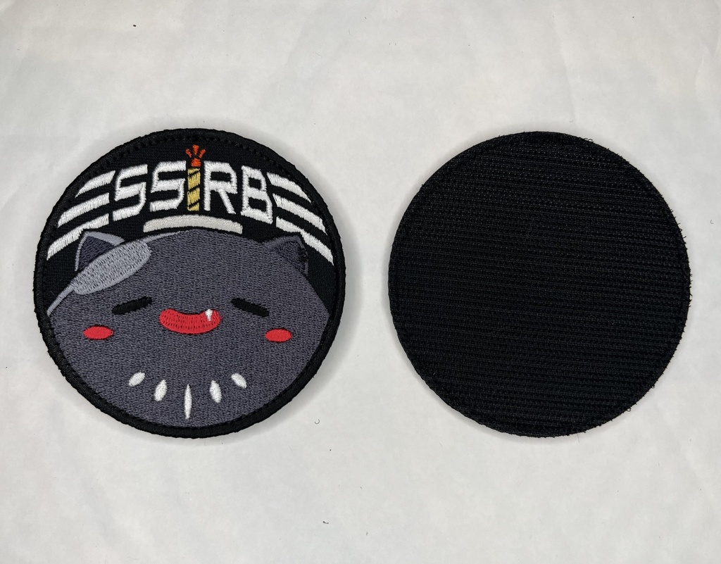 【ホロライブ】獅白ぼたん/SSRB ワッペン(キーホルダーオプション付き)非公式