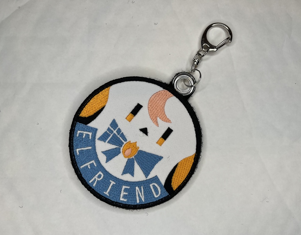 【ホロライブ】不知火フレア/エルフレ ワッペン(キーホルダーオプション付き)非公式