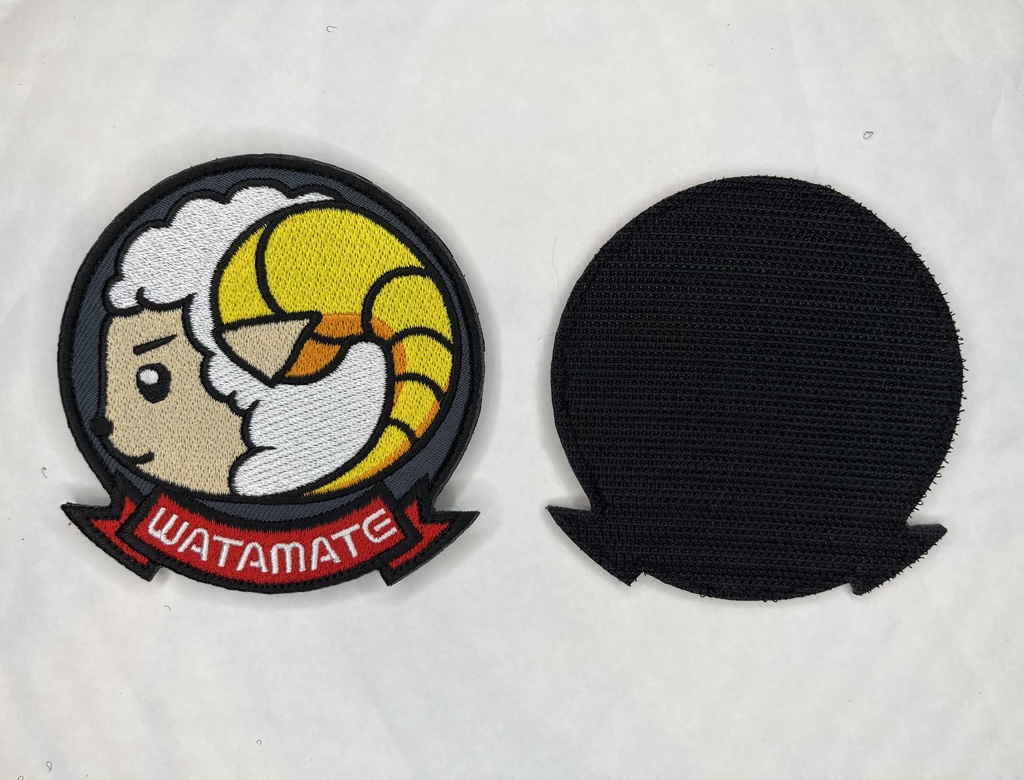 【ホロライブ】角巻わため/わためいと ワッペン(キーホルダーオプション付き)非公式