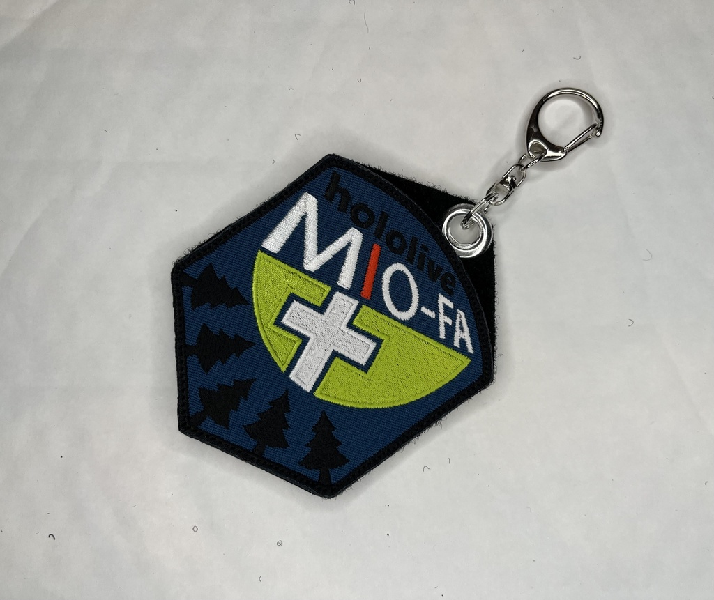 【ホロライブ】大神ミオ/ミオファ ワッペン(キーホルダーオプション付き)非公式