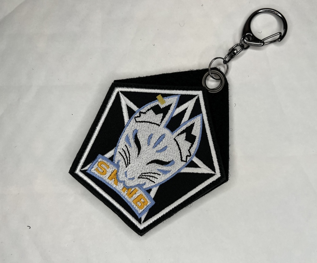 【ホロライブ】白上フブキ/すこん部 ワッペン(キーホルダーオプション付き)非公式