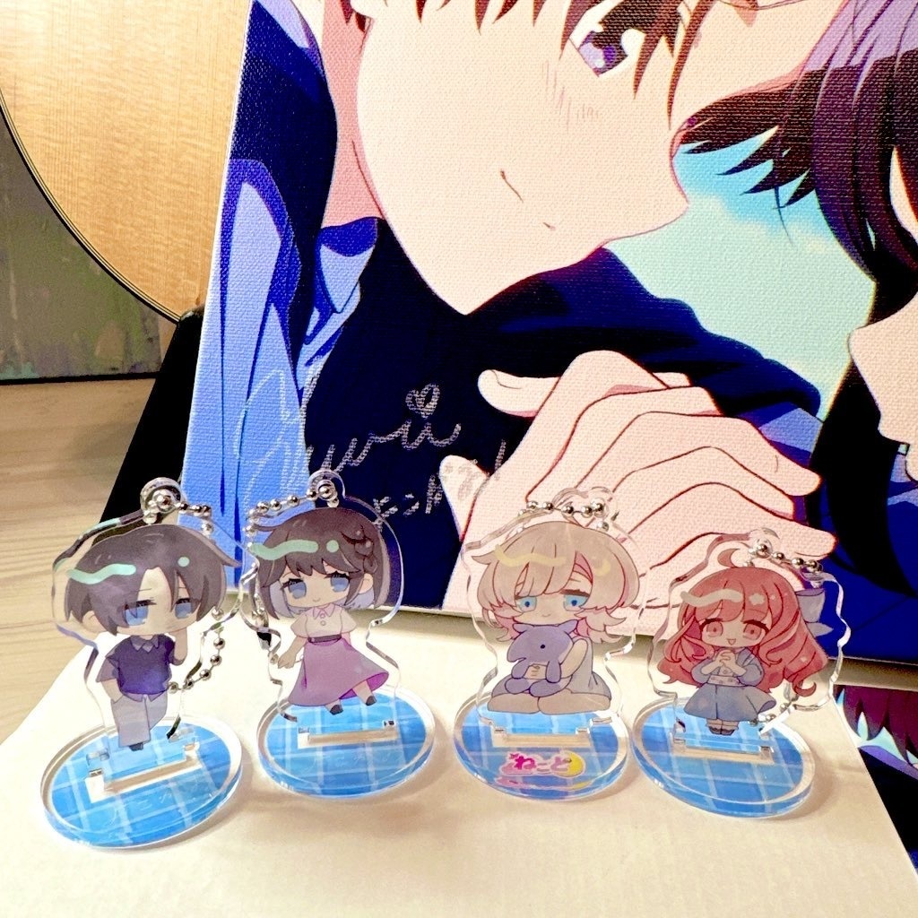 ねごとちゃんミニアクリルスタンドキーホルダー