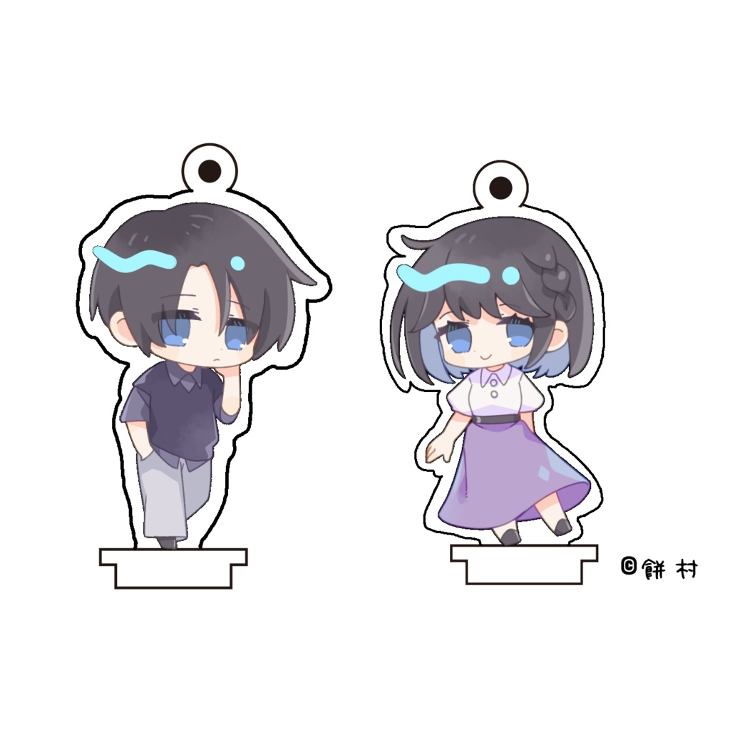 『よこがお』のふたり ミニアクスタキーホルダーセット