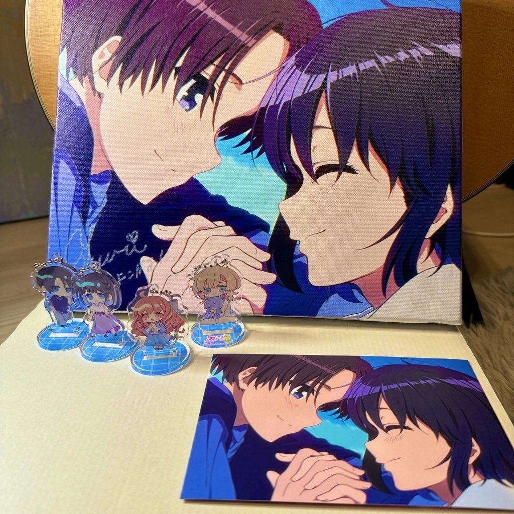 よこがお キャンバスアート(ポストカード付)ー優莉直筆サイン入りー