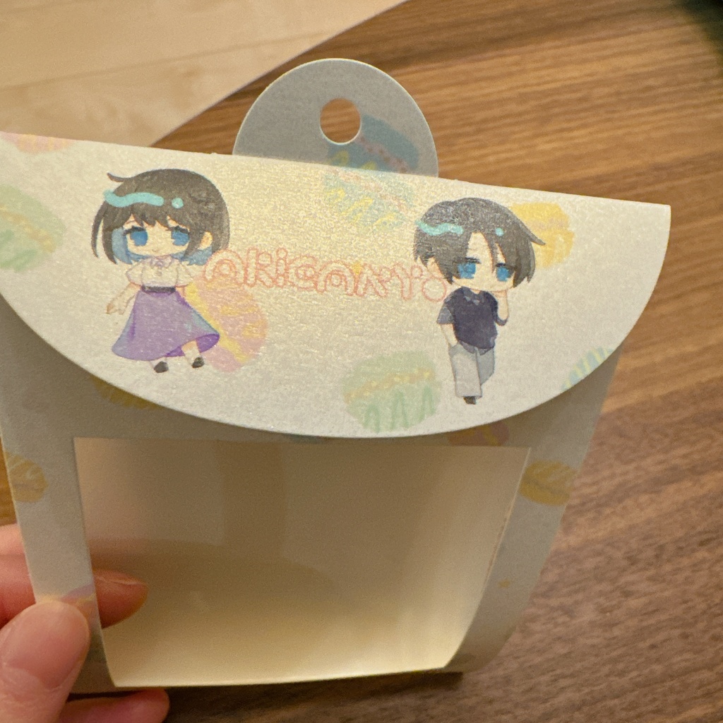 オリジナルパッケージ入りホログラムステッカーセット(4枚入り)