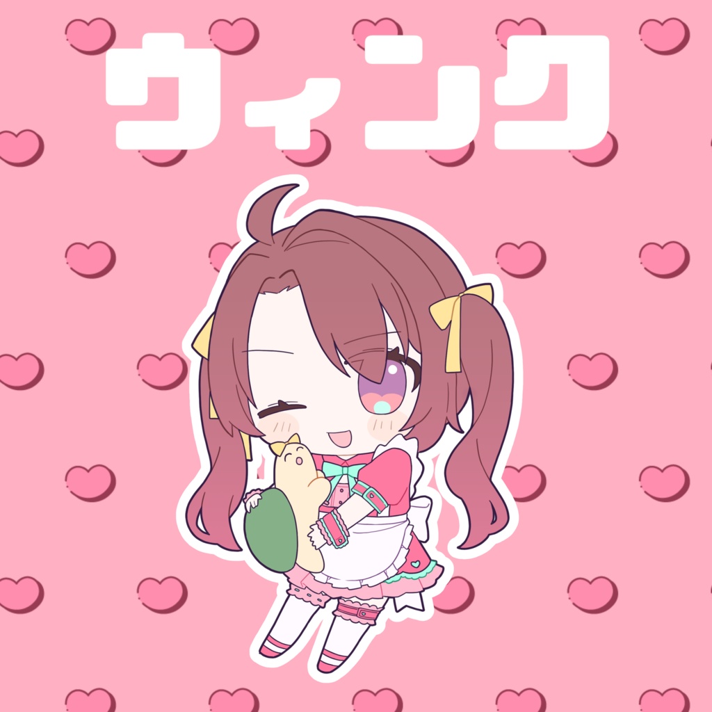 つんちゃかとありがめさんのSDステッカー(2種)セット