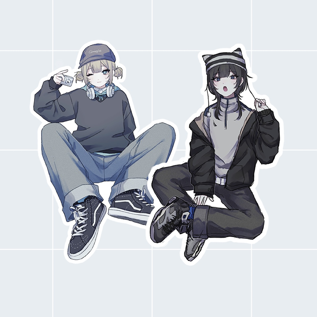 ストリート ✦ ステッカー