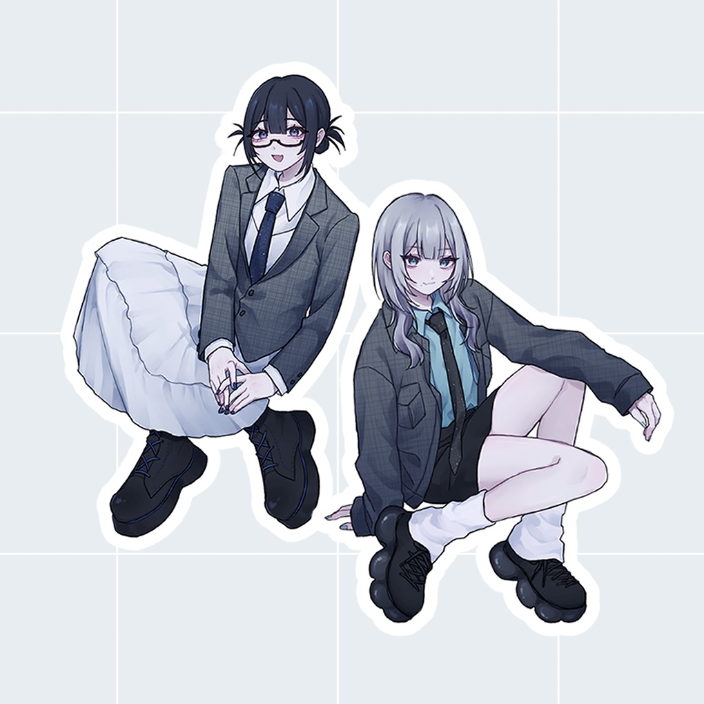 カジュアル ✦ ステッカー