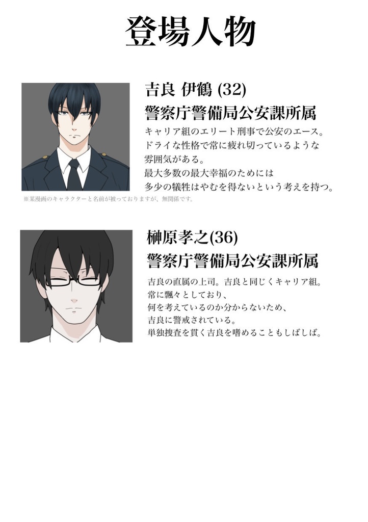 コピー本版『TRUST』意地っ張りなエリート刑事が拉致監禁拷問され大嫌いな上司に助けられてしまう話