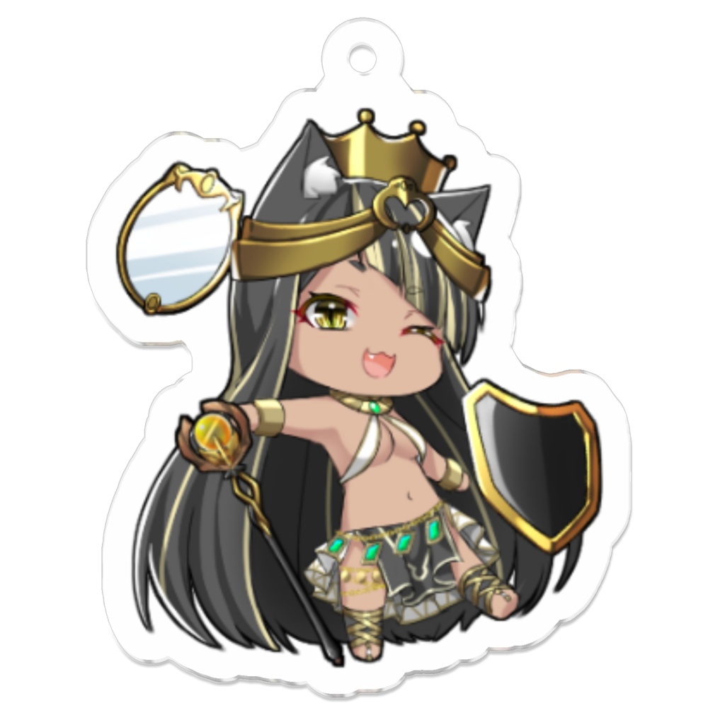 バステト アクリルキーホルダー 50 x 50 (mm)