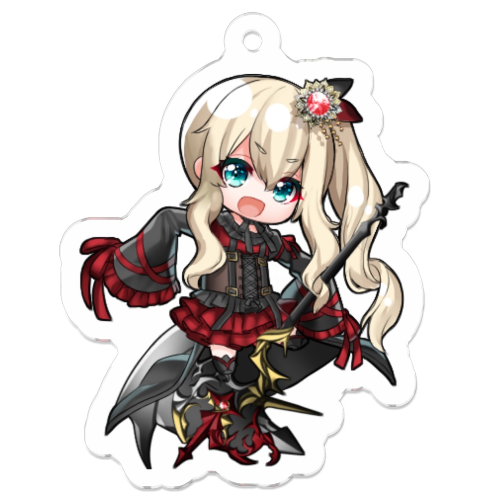 メルル アクリルキーホルダー 50 x 50 (mm)