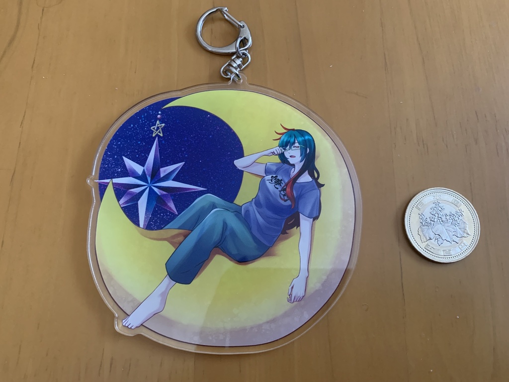 ゆるりと眠い 睦月千夜子アクリルキーホルダー