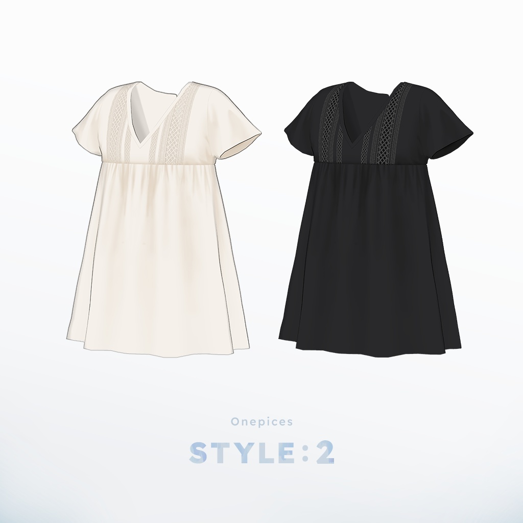 『ナチュラル・サマー・ワンピース』Grus&Lapwing対応