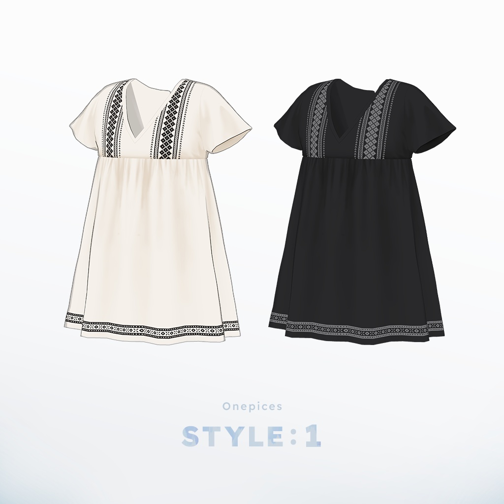 『ナチュラル・サマー・ワンピース』Grus&Lapwing対応