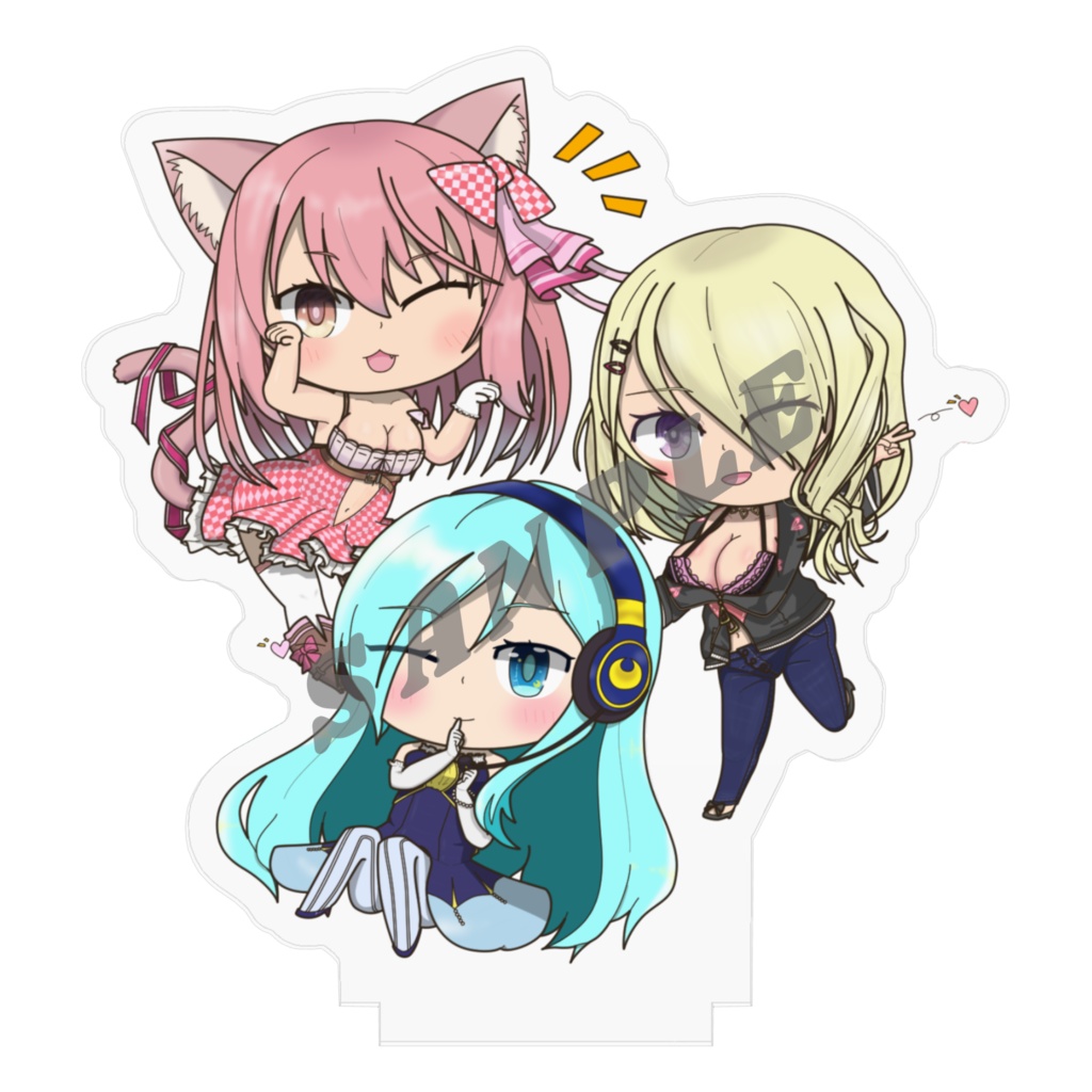 負けプロアクリルフィギュア