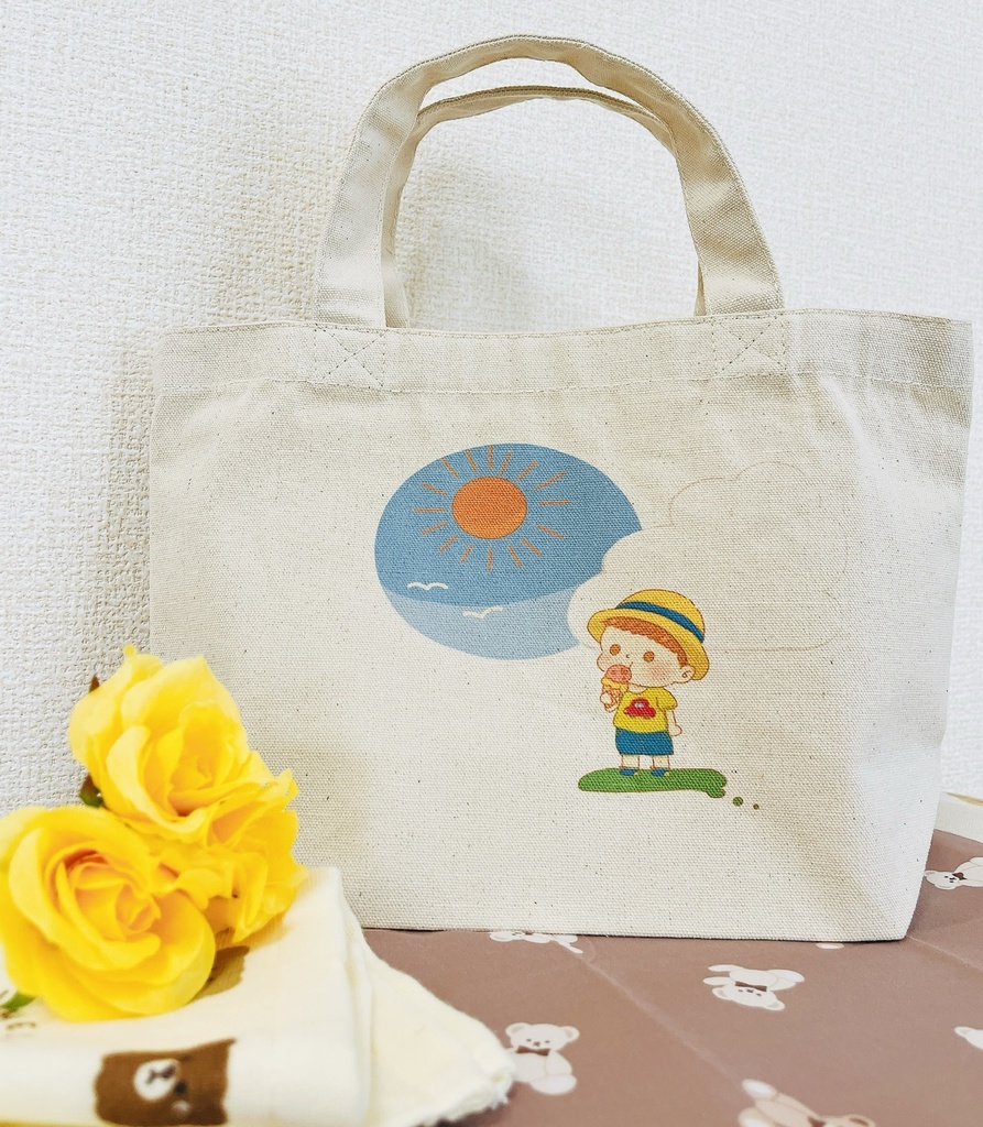 真夏のお空とアイスクリーム