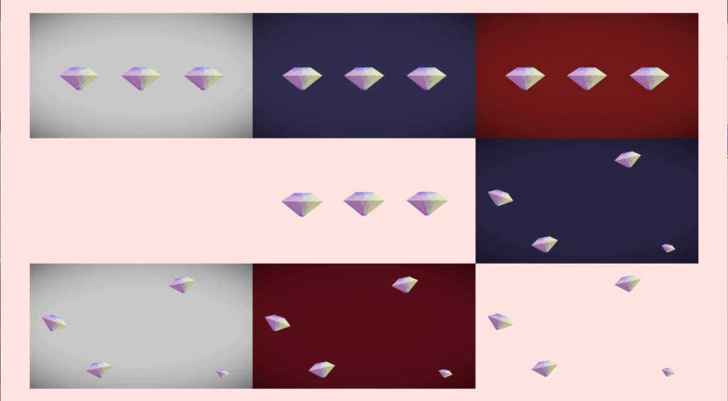 【無料TRPG・OBS素材】宝石、グラデ、グリッド他、動く背景5種【APNG・PNG・MP4】